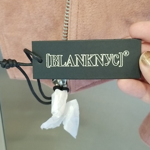 💕BLANKNYC💕 Suede Moto Jacket ~ Coral Cedar - Picture 16 of 16